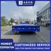 Venta al por mayor de exportación de fábrica, Venta transfronteriza de remolques de plataforma grandes, Semirremolques plegables de cuello de cisne para transporte de artículos grandes de servicio pesado