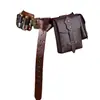 Riñonera YSFYSFTEMU con Forma de Barco Medieval, Estilo Vikingo Nórdico, Accesorio Retro de Cosplay
