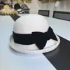 Chapéu de Aba Rolada Estilo Japonês Outono/Inverno Tendência Tipo Chapéu Laço de Veludo Simples Uso Diário Chapéu Balde Chapéu de Pescador Chapéu de Feltro Fashion