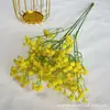 Plástico Macio Gipsofila Artificial Flores Falsas Casamento Decoração de Casa Arranjo de Flores DIY Flores de Seda Pequena Decoração Fresca Atacado Pronta Entrega