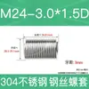 Fabricante en stock acero inoxidable 304 rosca métrica gruesa manguito roscado de alambre de acero tornillo de roscado protectores tornillo de roscado protector M2-M24