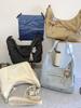 Bolsa de Ombro Versátil Simples de Nicho Transfronteiriça Feminina 2025 Nova Casual Grande Capacidade Bolsa Transversal Bolsa Tote Comércio Exterior