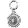 Aplicável ao Localizador Apple Airtag Dispositivo Antiperda Rastreador Capa Protetora Impermeável TPU Transparente para Chaveiro