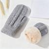 Inverno Nova Moda Luvas Halter Femininas Outono e Inverno Veludo Espessado Quente À Prova de Vento e Frio Fabricante Fonte Atacado