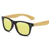 Gafas de Sol Retro de Madera de Bambú con Patas Transfronterizas Europeas y Americanas Ecológicas Gafas Polarizadas Gafas de Sol de Madera de Bambú Lentes Polarizadas de Colores 1