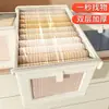 Caja de Almacenamiento de Tela Oxford para Artículos Varios y Ropa, Contenedor de Almacenamiento Doméstico a Prueba de Polvo, Caja Organizadora Grande con Tapa, Visible