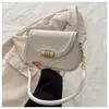 2026 Bolso Pequeño Vintage Versátil de Cadena para Mujer, Bolso de Hombro, Estilo Coreano, para Commuter