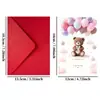Compra Directa Transfronteriza Temu Tarjetas Lindas para Recién Nacidos, Mensajes de Bendición para el Mes Completo y el Primer Cumpleaños, Sobres de Regalo, Juego de Tarjetas de Felicitación