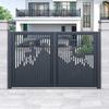 Puerta de patio de aluminio Bodun, puerta de patio china, puerta eléctrica, puerta doble de aleación de aluminio para patio de pared de hierro de estilo rural