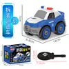 Envío gratis al por mayor desmontaje tanque militar coche cohete juguete niño coche de policía helicóptero modelo motocicleta