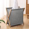 Xyt Canasta de Ropa Sucia de Madera Maciza para el Hogar Canasta de Ropa Sucia Almacenamiento para Lavandería Canasta de Ropa Plegable Grande Recolección de Ropa Sucia para el Baño