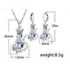 Nuevo Producto Coreano Aretes de Gema de Gatito Simple Collar Femenino Douyin Mismo Estilo Lujo Accesible Moda Hebilla de Oreja Cadena Clavicular