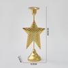 [Selección Estricta] Decoraciones de Mesa Románticas Estilo Lujo Ligero, Accesorios para Cena Romántica a la Luz de Velas Retro, Adornos de Candelabros Decorativos Simples