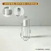Frascos dispensadores com rolo de vidro, frascos de amostra, frascos pequenos transparentes portáteis para perfume e óleos essenciais, frascos dispensadores cosméticos
