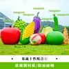 Esculturas de Frutas e Vegetais de Simulação para Exterior Fibra de Vidro Jardim Gramado Paisagem Modelos de Repolho Milho Pimenta Ornamentos Grandes