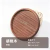 Porta-copos Criativo de Madeira Maciça com Logo Gravado Bandeja de Chá de Madeira Suporte para Copos Tapete de Chá Bandeja de Chá de Madeira Pad Japonês de Isolamento Térmico