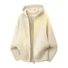 Cárdigan de punto con capucha de alta gama para comercio exterior transfronterizo para hombre, nuevo suéter chaqueta casual grueso y cálido de otoño e invierno 2026 para hombre