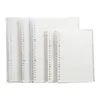 Cuaderno de Notas de Hojas Sueltas Extraíble Cuaderno Pequeño Fresco Simple Coreano Cuaderno de Espiral Transparente Cuaderno de Papelería para Estudiante