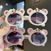 Óculos de Sol de Brinquedo Desenho Animado para Ursos Bebês, Óculos Fofos Anti-UV, Óculos de Sol Infantis Morango Urso Doces e Adoráveis