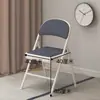 Silla plegable mediana-alta 35cm para adulto, silla con respaldo para el hogar, silla de estudio para estudiante, asiento portátil para oficina, taburete pequeño, silla de comedor