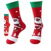 Nuevos Calcetines de Navidad para Hombre de Media Pantorrilla Calcetines Zhuji Calcetines Rojos Medias para Mujer Calcetines de Talla Grande Transfronterizos Venta al por Mayor