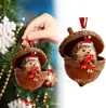 Colgante de Dibujos Animados Bosque Navidad Acrílico Adornos Planos Animales Otros Yiwu