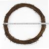 Adornos de corona de ratán navideño accesorios anillo de ratán de madera natural anillo de ratán florista decoración DIY colgante accesorios para sesión de fotos