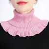 Cuello Falso para Mujer, Cuello de Suéter Versátil de Alta Gama, Cuello de Tortuga Falso, Tira de Cuello de Camisa Separada, Cuello de Punto