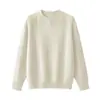 Raff estilo similar 100% lana de oveja tejido de ochos cuello redondo jersey sin costuras una pieza suéter de lana suéter mujer otoño invierno