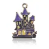 Halloween Transfronterizo Amazon Aleación Goteo de Aceite Murciélago Dulce o Truco Colgante Accesorios de Colgante Venta al por Mayor