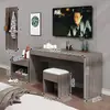 Muebles combinados para habitaciones de hotel tipo B&B sencillo y hotel express, incluyendo mesas, taburetes, armarios para equipaje, disponibles para venta al por mayor.