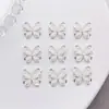 Accesorios para Uñas Cat-Eye Mariposa de Venta Caliente Transfronteriza Accesorios de Ensamblaje de Uñas Huecas Tridimensionales Joyería DIY de Aleación DIY Venta al por Mayor