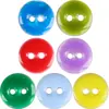 Botões Naturais Coloridos de Concha Pontos Vermelhos Verdes Amarelos Óleo Dois Furos Casuais Roupas Infantis Botões de Camisa