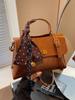 Bolsa de Mão de Luxo Transfronteiriça Feminina 2026 Inverno Bolsa de Ombro Grande Capacidade Pequena Bolsa Quadrada Bolsa Transversal para o Trabalho