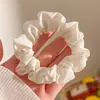 Goma para el pelo de estilo coreano para el verano, dulce estampado de animales, accesorio elástico simple fruncido para coletas, para niñas