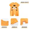 Macacão Infantil Primavera e Verão Roupa de Casa Pijama Estilo Cartoon Algodão Puro Macacão de Uma Peça Estilo Cartoon Design Coreano