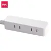 Deli Lx4004(1.8) Mini Regleta con 4 Juegos de Tomas de 2 Clavijas 0.98m Uso en Viaje Nueva Regleta de Alimentación Estándar Nacional Venta al por Mayor