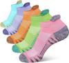 Calcetines transfronterizos en stock para hombres y mujeres con calcetines transpirables de malla de verano al por mayor de comercio exterior de talla grande y calcetines delgados para correr en el tobillo