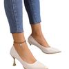 Zapatos de Tacón Alto Versátiles y Elegantes Que Combinan Bien con Faldas, Zapatos Individuales Bajos de Estilo Británico Retro de Celebridad de Internet 2025