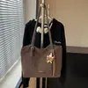 Bolsa Melard Vintage Feminina 2025 Inverno Versátil Bolsa de Ombro Bolsa Tote de Grande Capacidade Bolsa Fosca de Alta Qualidade