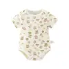 Enterizo para Bebé Transfronterizo Primavera y Otoño de Manga Corta Triángulo para Niños y Niñas, Mono de Algodón para 0-1 Año, Body para Niña