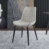 Silla de comedor para el hogar, nórdica, moderna, sencilla, ligera, de lujo, con respaldo suave, para escritorio y silla, de hierro, estilo celebridad de Internet, taburete informal de cuero para maquillaje