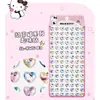 Pegatinas divertidas de la serie Hello Kitty, pegatinas 3D tridimensionales para decoración de álbumes de teléfono móvil, para manualidades infantiles