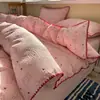 Conjunto de Cuatro Piezas Transpirable de Grado para Maternidad y Bebé para Dormir sin Ropa, Sábana y Funda Nórdica de Algodón Puro de Doble Capa tipo Gasa, Suave como una Nube, Conjunto de Tres o Cuatro Piezas para Dormitorio