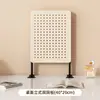 Prateleira de painel perfurado para mesa de escritório organizador de mesa de escritório casa simples vertical sem furos prateleira de armazenamento para mesa de estudante