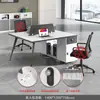 Conjunto de escritorio y silla de oficina simple y moderno, adecuado para una sola persona, escritorio de gerente o escritorio ejecutivo