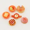 Juguete de Comida de Simulación Resina Accesorios DIY Pegamento de Crema Funda para Teléfono Móvil Pegatinas de Línea de Soldado Decoración de Sombrero Pasador Paquete Mixto Venta al Por Mayor