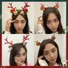 Diadema dereno con Cascabeles para Niños y Adultos Accesorios para el Cabello Navideños Fiesta de Actuación Festiva