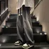Jeans de Marca Nuevos y Modernos 2024 Estilo Americano Degradado Estilo High Street Rectos Sueltos Micro-La Pantalones Largos Modernos