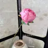 Flor Artificial de Peônia Única Flor de Peônia Embalada Estilo Europeu Arranjo de Flores Balde da Fortuna Acessórios de Flores para Mesa de Casa Dropshipping Transfronteiriço